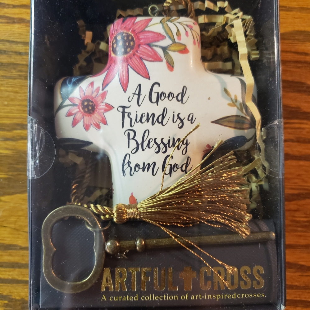 Artful Cross, A Good Friend is a Blessing from God